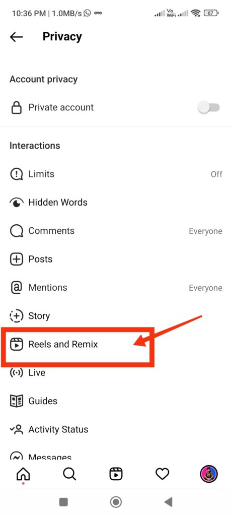 reels-and-remix-option